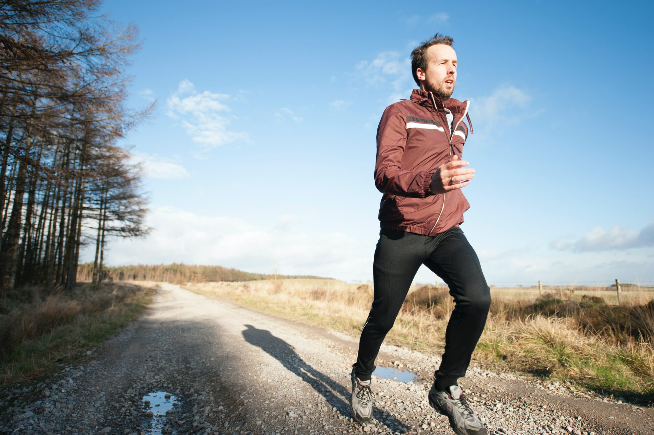 Men's health - man jogging